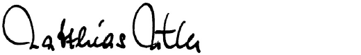 Matthias M&uuml;ller (handwriting)