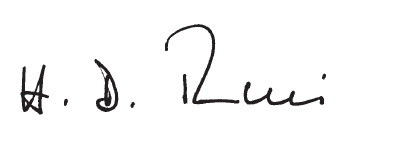 Hans Dieter P&ouml;tsch (handwriting)