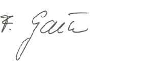 Francisco Javier Garcia Sanz (Handschrift)